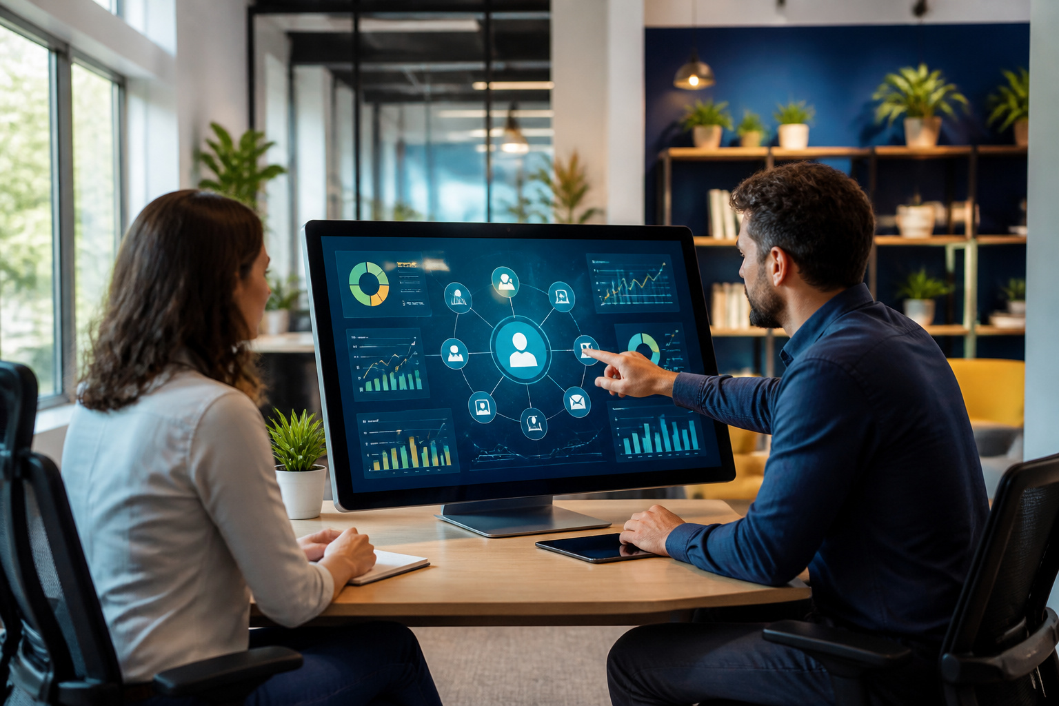 Collaboration numerique et analyse de donnees