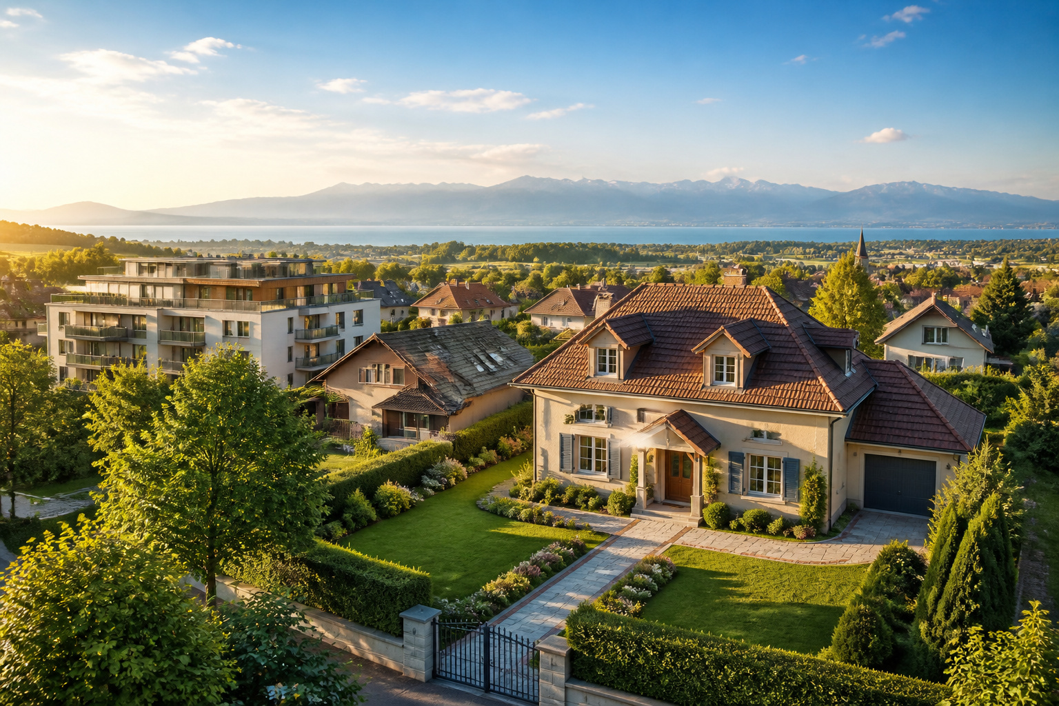 Immobilier a douvaine vue panoramique ideale
