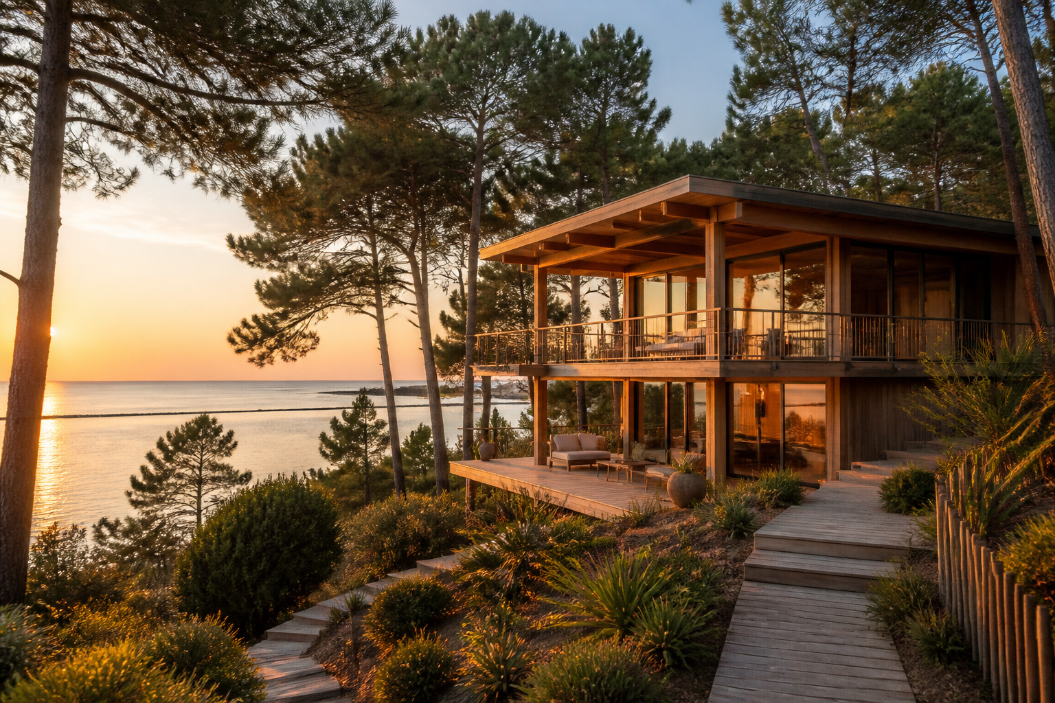 Refuge de luxe en foret au cap ferret