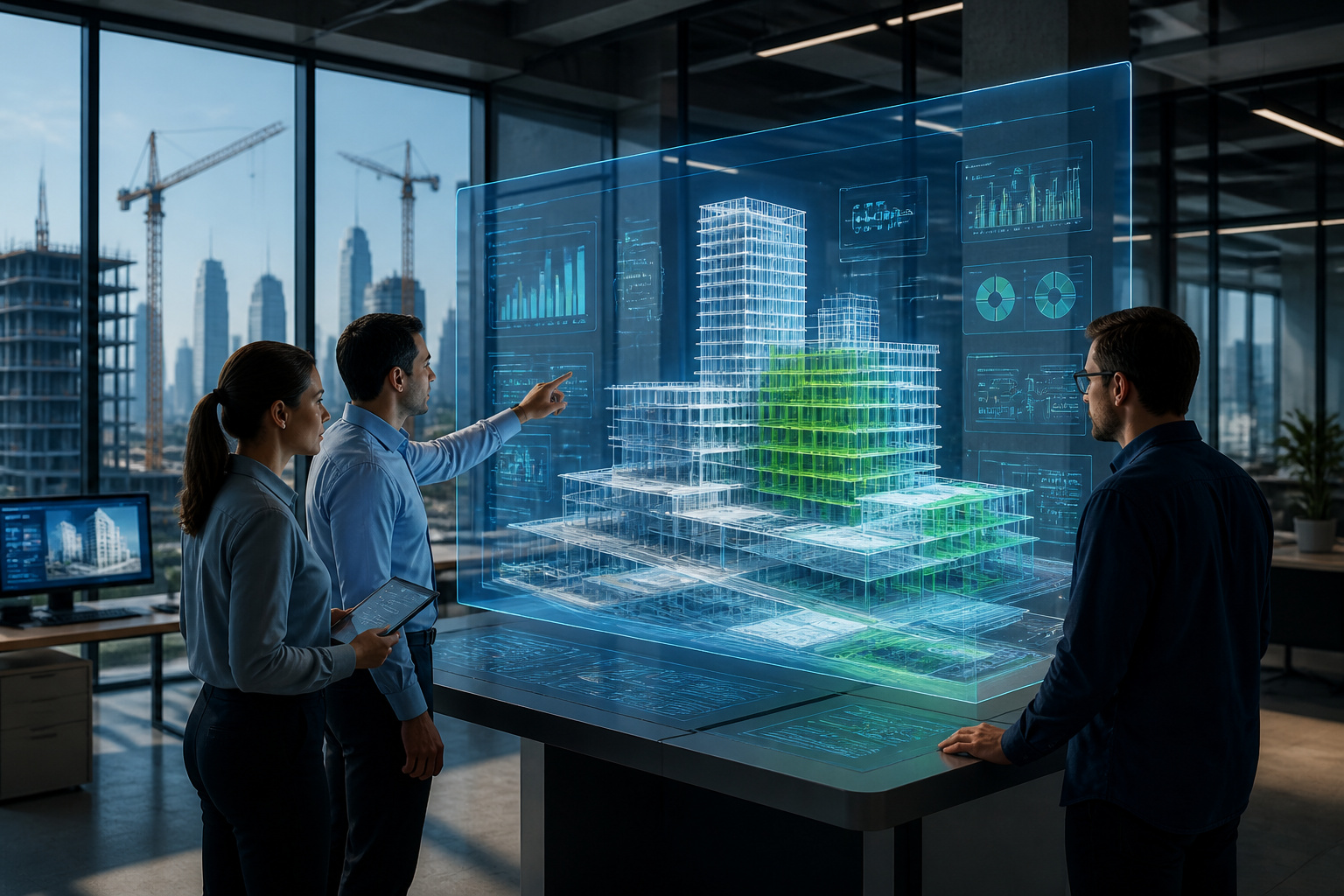 Collaboration architecturale futuriste
