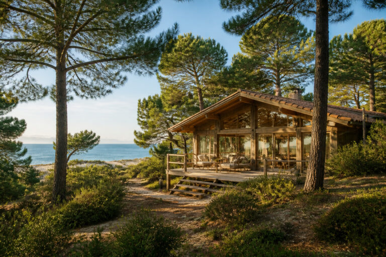 Maison cabane rustique au cap ferret