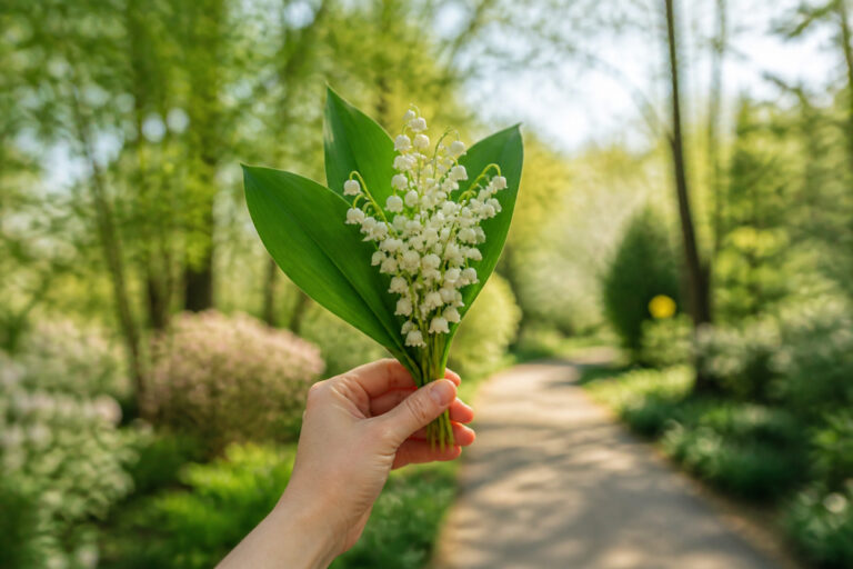 Muguet du 1er mai en pleine nature