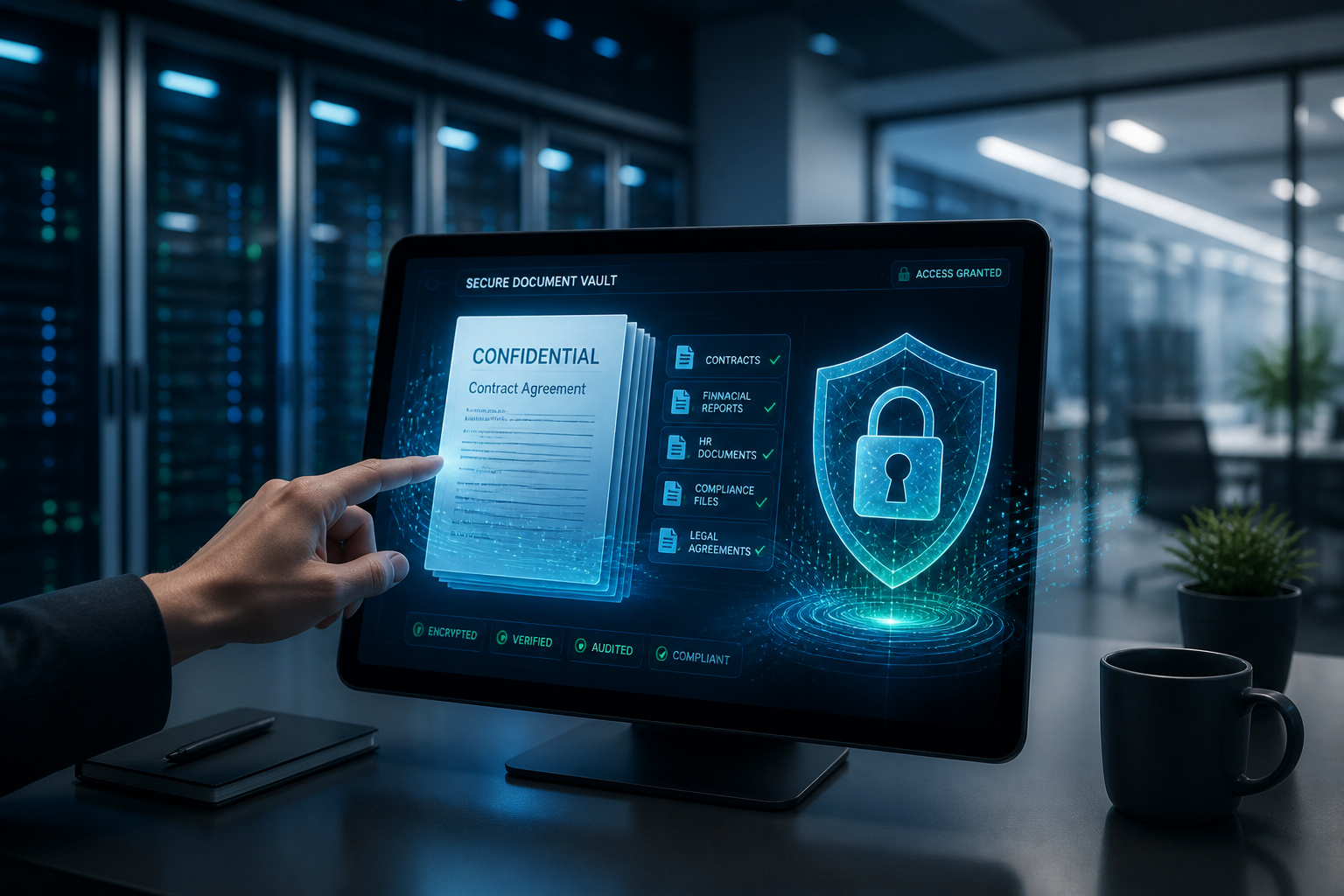 Coffre fort numerique securise