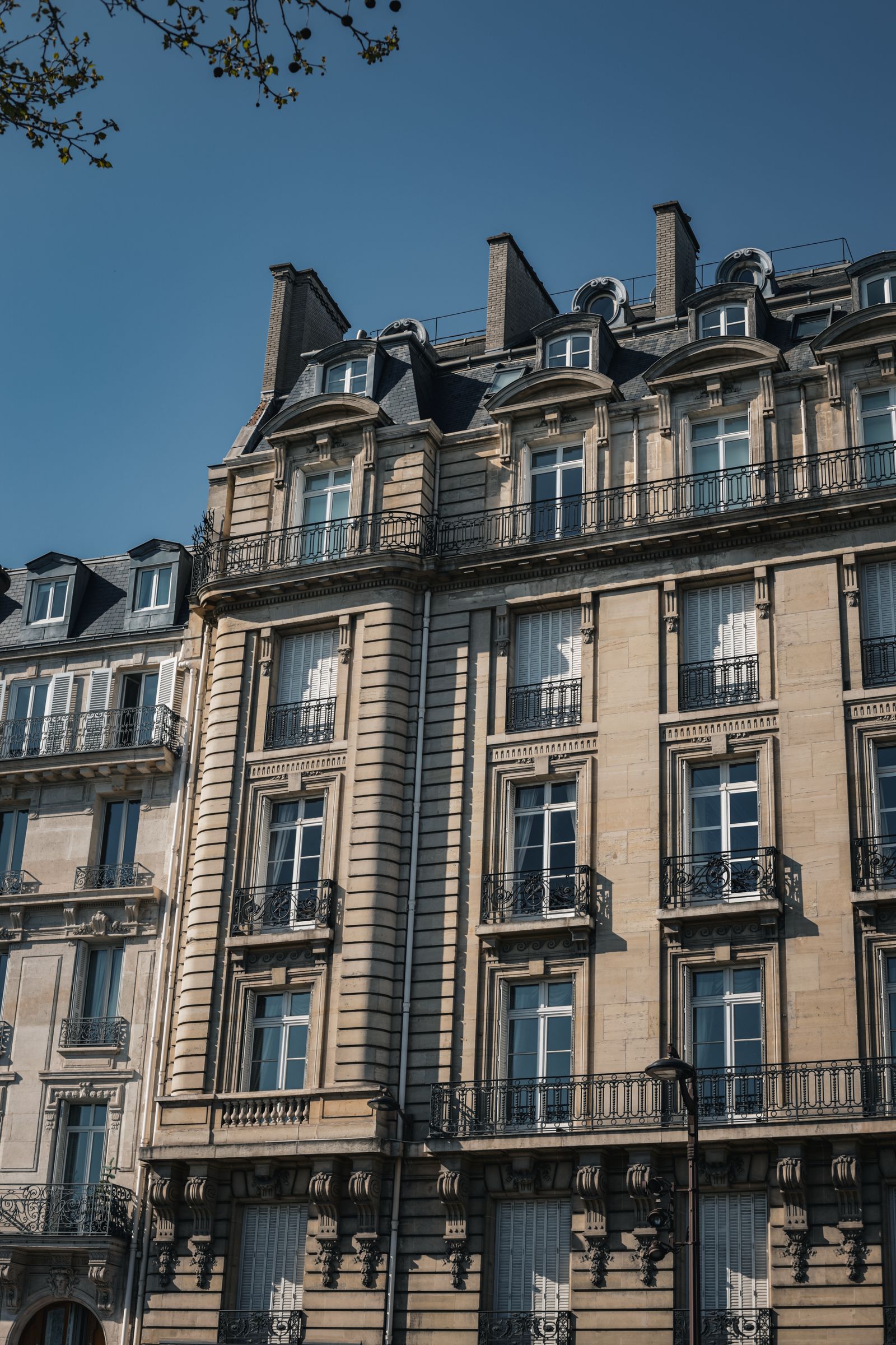 Facade d un immeuble parisien